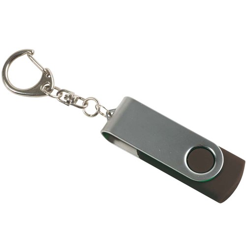 Chiavetta girevole USB 4Gb ABS gommata/Metallo Possibilità di import su richiesta a parti