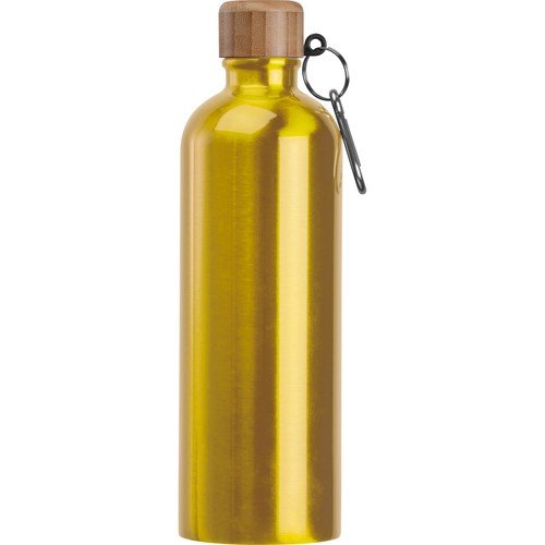 Drinkfles van rvs met karabijnhaak, 750 ml