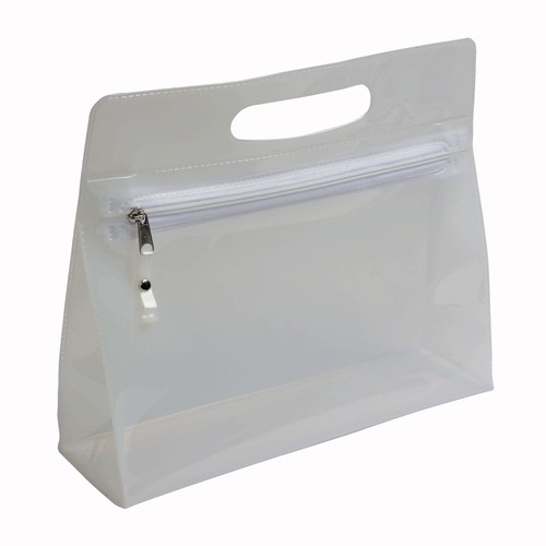 Belleza en PVC con cierre de cremallera y asa Belleza en PVC con cierre de cremallera y asa