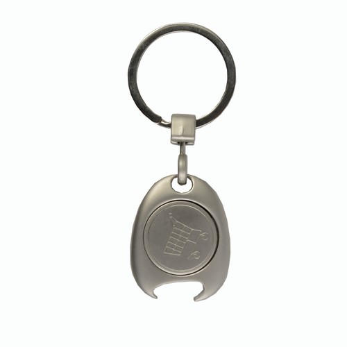 sleutelhanger met winkelmuntje