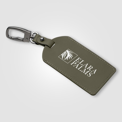 Malmö Recycled Metal Carabiner Luggage Tag - 6.5 x  17.5 cm