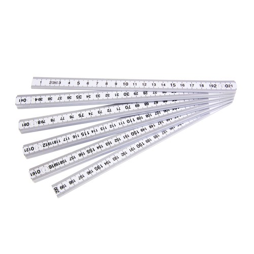 2 meters plastic (PS) foldable and articulated measuring tape with 10 links 2 meters plastic (PS) foldable and articulated measuring tape with 10 links