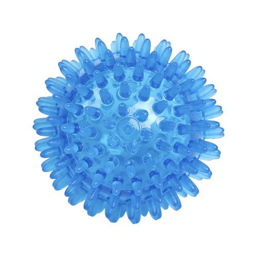 Balle de massage hérisson 80 mm/bleu transparent (neutre) Balle de massage hérisson 80 mm/bleu transparent (neutre)