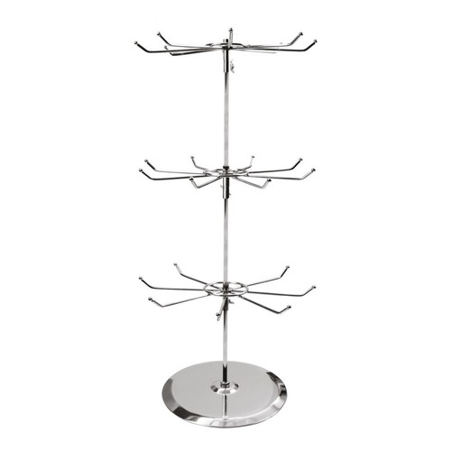 DISPLAY STAND CHROMED WIRE DISPLAY STAND CHROMED WIRE