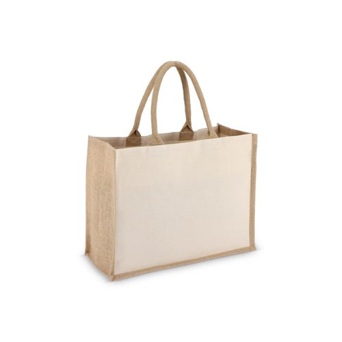 Bolsa de yute-algodón OEKO-TEX® 42,5 x 19 x 32 cm 320 g/m².