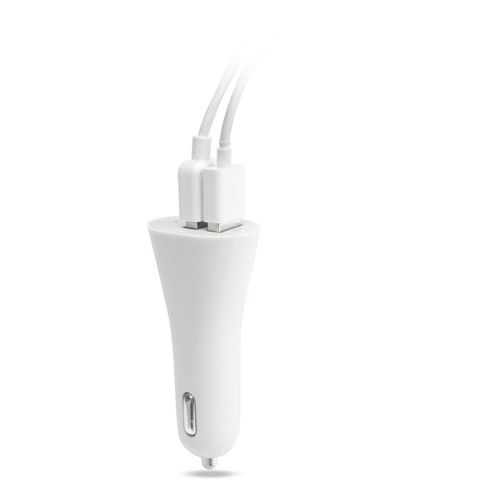 Cargador USB doble para coche Placidus Cargador USB doble para coche Placidus