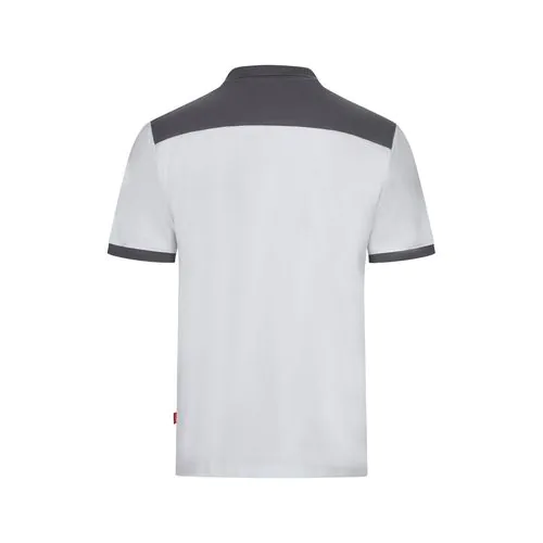 VL VELES. Polo piqué bicolore stretch (200g/m²), manches courtes, en polyester (96%) et élasthanne (4%) VL VELES. Polo piqué bicolore stretch (200g/m²), manches courtes, en polyester (96%) et élasthanne (4%)