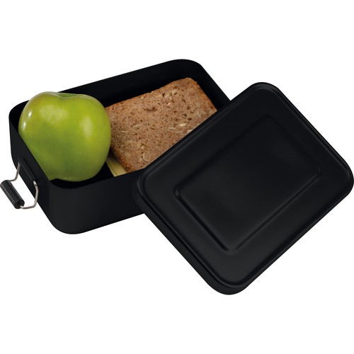 Aluminium lunch box with closure Aluminium lunch box with closure