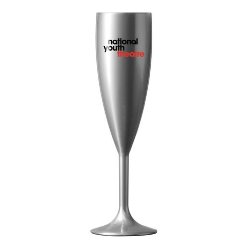 Reusable Silver Champagne Flute (187ml/6.6oz) Reusable Silver Champagne Flute (187ml/6.6oz)