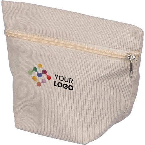 Corduroy zippered cosmetic pouch Tia Corduroy zippered cosmetic pouch Tia