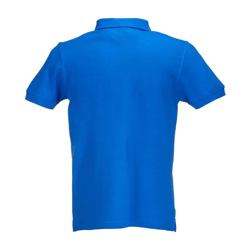 100% piqué cotton (180 g/m2) short-sleeved polo shirt with two-button collar 100% piqué cotton (180 g/m2) short-sleeved polo shirt with two-button collar