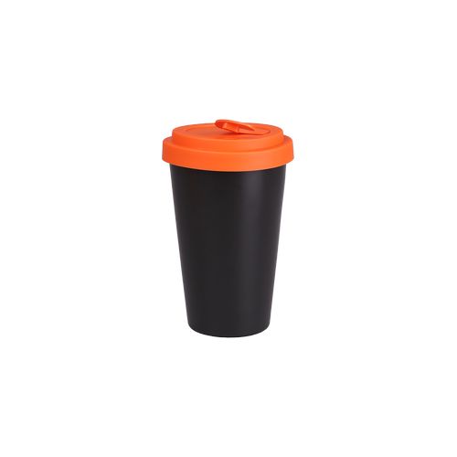 Conjunto Freedom Taste 280ml negro satinado/Naranja