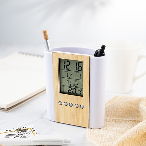 Porta bolígrafos reloj Seren