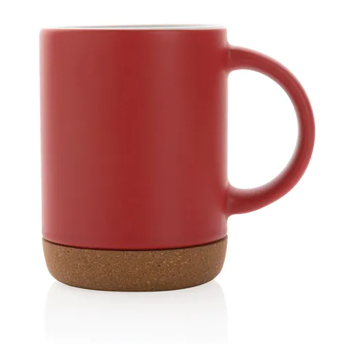 Taza de cerámica con base de corcho 280ml. Taza de cerámica con base de corcho 280ml.