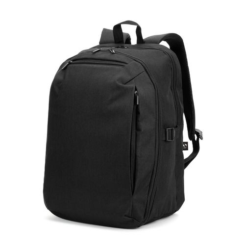 UDINE. Reisrugzak met openen compartiment van hoogwaardig 300D gerecycled polyester, 16 inch UDINE. Reisrugzak met openen compartiment van hoogwaardig 300D gerecycled polyester, 16 inch