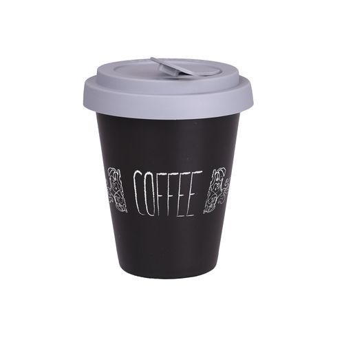 Beker Freedom Small Lock 200ml satijnzwart/grijs Beker Freedom Small Lock 200ml satijnzwart/grijs