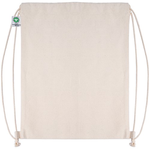 NATURAL KNAPSACK IN 100% ORGANIC COTTON (300 gr/m²) NATURAL KNAPSACK IN 100% ORGANIC COTTON (300 gr/m²)