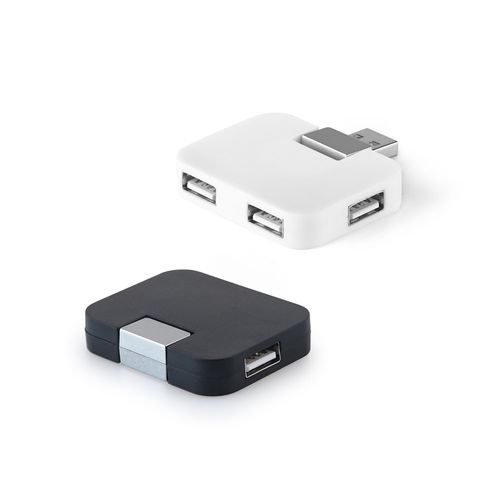 JANNES. HUB met 4 USB-A poorten in ABS JANNES. HUB met 4 USB-A poorten in ABS