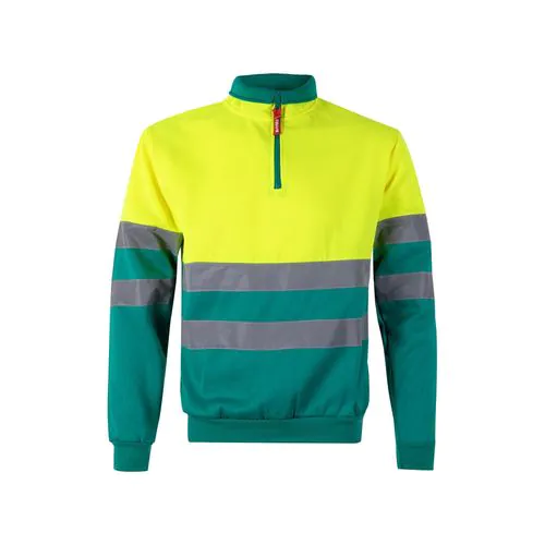 VL THOR. Sweatshirt bicolore (300g/m²) en polyester éponge (100%)