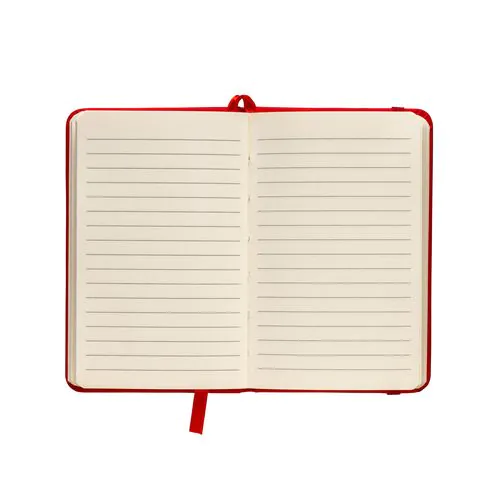 Bloc-notes avec couverture PU et élastique pour fermeture
