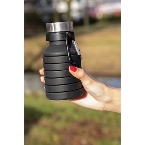 Leakproof collapsible silicone bottle with lid Leakproof collapsible silicone bottle with lid