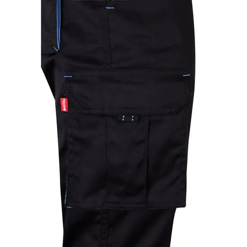 VL FIDES. Two-tone, multi-pocket stretch trousers (240g/m²), in cotton (46%), EME (38%) and polyester (16%) VL FIDES. Two-tone, multi-pocket stretch trousers (240g/m²), in cotton (46%), EME (38%) and polyester (16%)