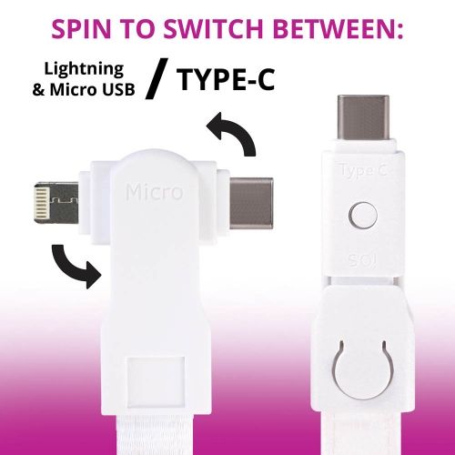 3-in-1 USB Lanyard Charging Cables 3-in-1 USB Lanyard Charging Cables