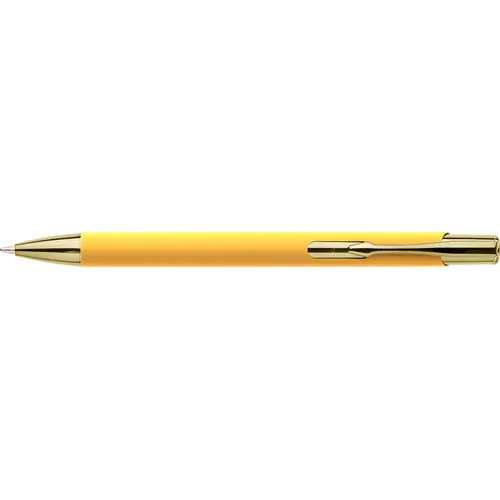 Stylo à bille toucher gomme en aluminium recyclé Anisa