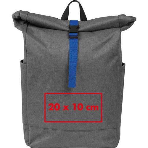 Backpack with colored applications Backpack with colored applications