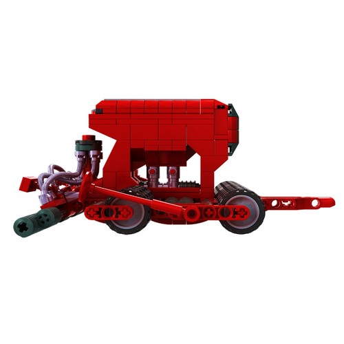 Customized toy brick model with 300 bricks