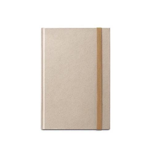 DICKINSON. Cahier A5 à couverture rigide en papier de canne à sucre (80 % canne à sucre) avec pages lignées DICKINSON. Cahier A5 à couverture rigide en papier de canne à sucre (80 % canne à sucre) avec pages lignées