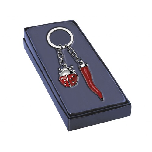 PORTE-CLES PORTE-BONHEUR, COCCI. ROUGE PORTE-CLES PORTE-BONHEUR, COCCI. ROUGE