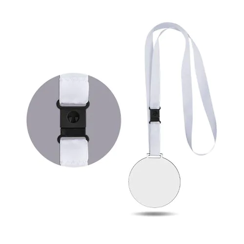 3MM THICK AND 30 TO 80CMv PLASTIC (PMMA) MEDAL WITH SATIN CORD