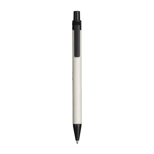 Stylo à bille en papier recyclé avec détails en PLA coloré Stylo à bille en papier recyclé avec détails en PLA coloré