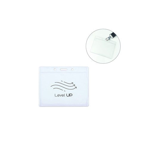Badge holder horizontal, 100x80mm Badge holder horizontal, 100x80mm