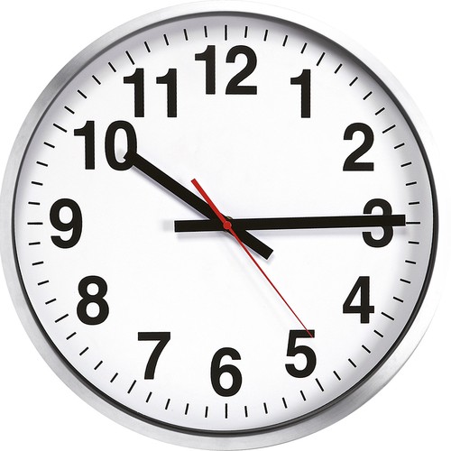 MAXI WALL CLOCK IN ALUMINIUM AND GLASS MAXI WALL CLOCK IN ALUMINIUM AND GLASS