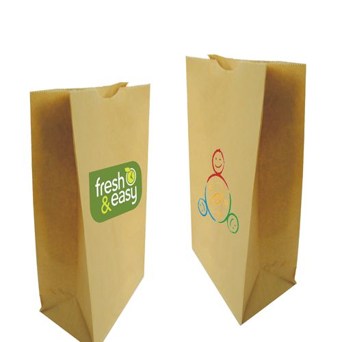 Block Bottom Paper Bag Large (45x36x13cm) Block Bottom Paper Bag Large (45x36x13cm)