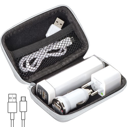 Set da viaggio con powerbank