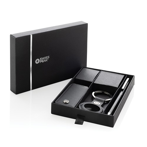 Coffret cadeau 3 pcs en PU recyclé RCS Swiss Peak Tula