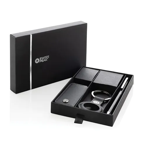 Coffret cadeau 3 pcs en PU recyclé RCS Swiss Peak Tula Coffret cadeau 3 pcs en PU recyclé RCS Swiss Peak Tula