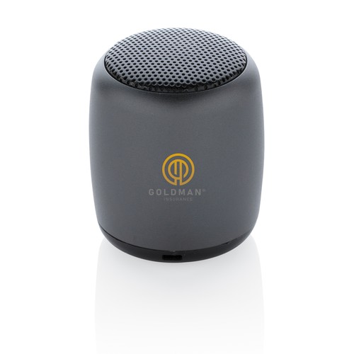 Mini speaker wireless in alluminio