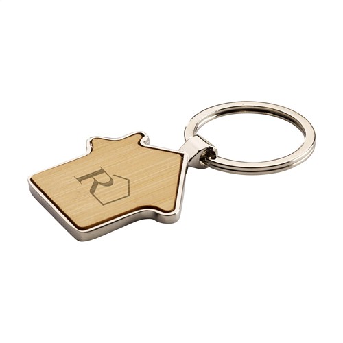 Casa bamboo keyring Casa bamboo keyring