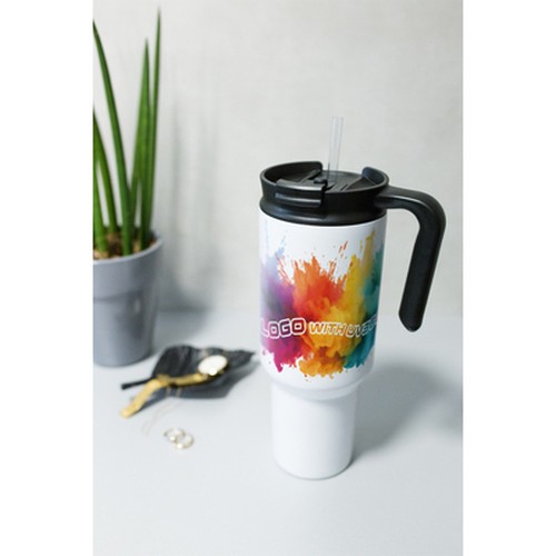 Thermobecher 1100 ml Air Gifts mit ergonomischem Griff | Ony