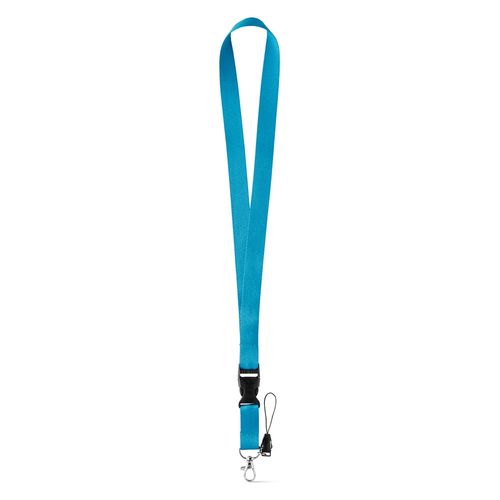 ANQUETIL. Polyester lanyard with metal carabiner ANQUETIL. Polyester lanyard with metal carabiner