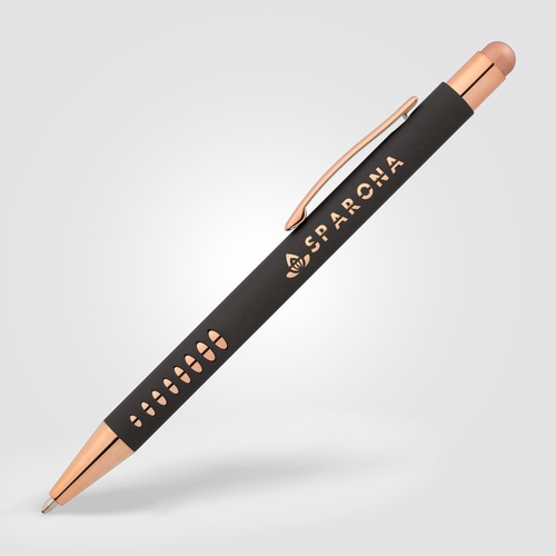 Bowie Or Rose Stylo avec Stylet Bowie Or Rose Stylo avec Stylet