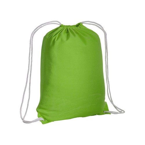 135 g/m2 cotton backpack with drawstring closure