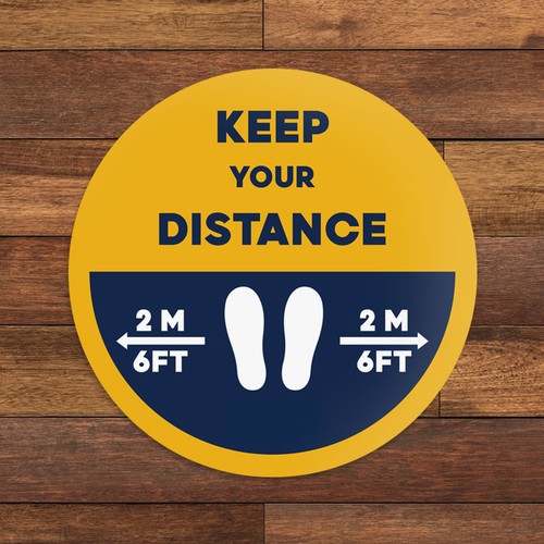 ADESIVO DE SUELO 40CM DIAMETRO PERSONALIZABLE ADESIVO DE SUELO 40CM DIAMETRO PERSONALIZABLE