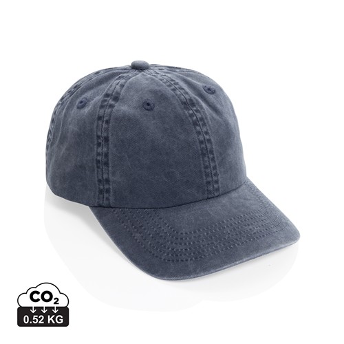 BEAU AWARE™ Washed 6-Panel Kappe aus 270gr/m² Baumwolltwill