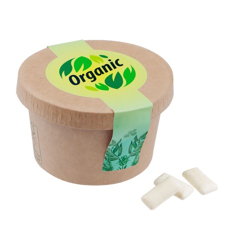 Cardboard cup with candy