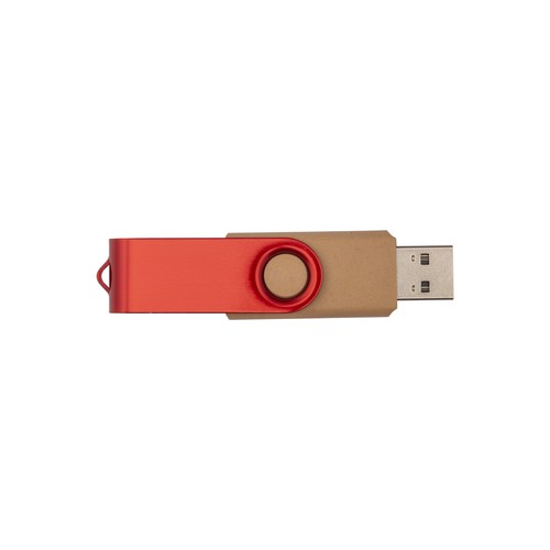 Clé USB en paille de blé, résine biodégradable et métal 4Gb